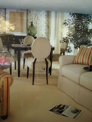Beautiful carpet from wall to wall