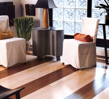 Exotic wood flooring